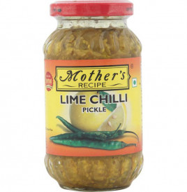 Mother's Recipe Lime Chilli Pickle  Glass Jar  300 grams